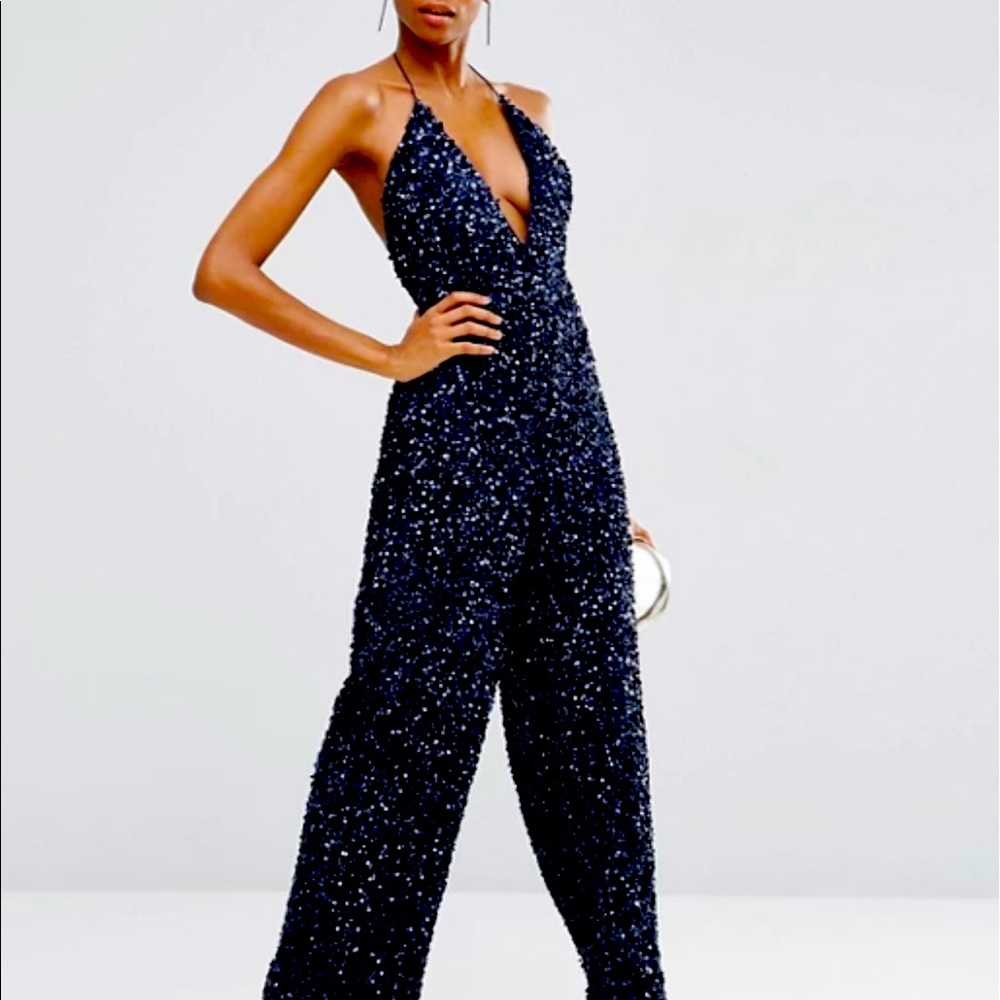 ASOS all over sequined jumpsuit